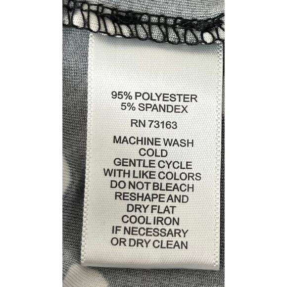 MAGGIE BARNES WIDE LEG BOHO PANTS, WOMENS, L, BLACK/WHITE POLKA DOT & FLOWERS - Picture 10 of 10